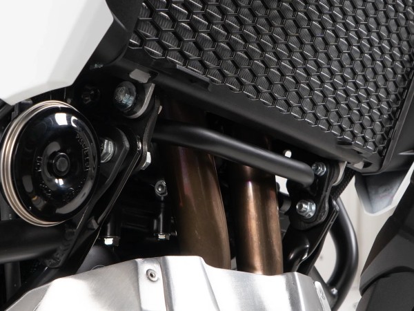 Traversa di rinforzo nera per la gabbia di protezione del motore della XL 750 Transalp E-Clutch (26-) Hepco & Becker