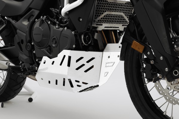 Piastra di protezione motore in alluminio per Honda XL 750 Transalp, bianca