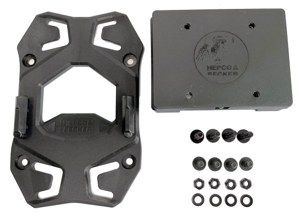 Set completo di attacchi per borse posteriori di base per Smartracks/Sportracks - Hepco & Becker