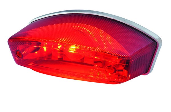 HIGHSIDER smart MONSTER fanale posteriore universale con luce targa, rosso/chiaro