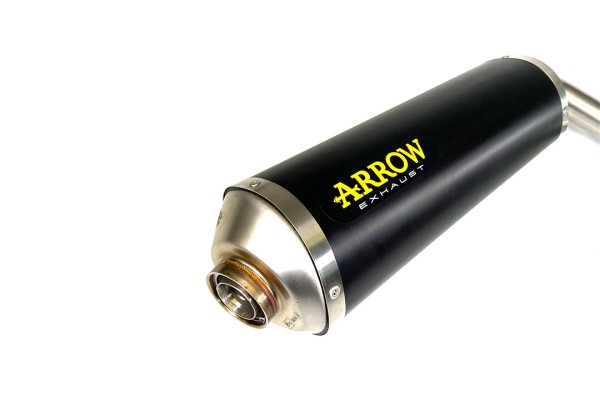 ARROW Auspuff RACE TECH für Honda XL650V Transalp 2000-07 aus Aluminium, schwarz