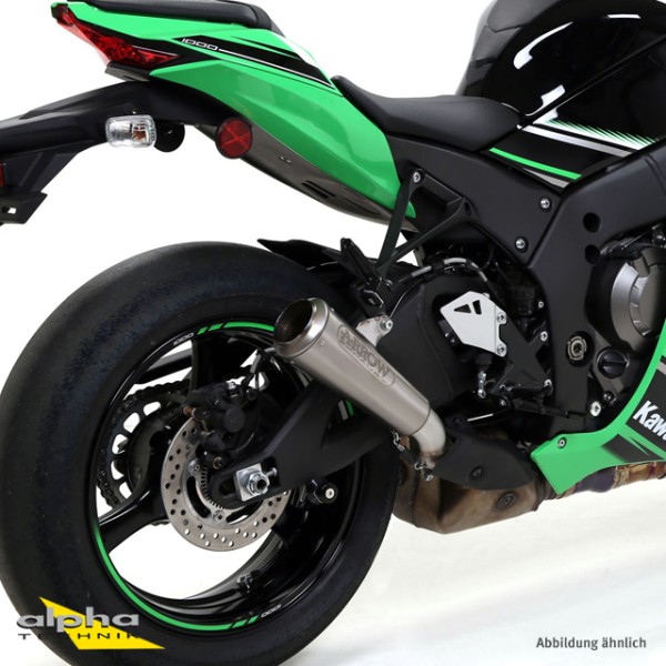 ARROW Auspuff PRO-RACING für Kawasaki ZX-10R 2016-2018, Titan
