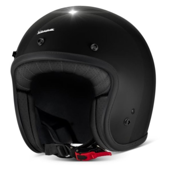 Casco Vespa jet Versilia nero