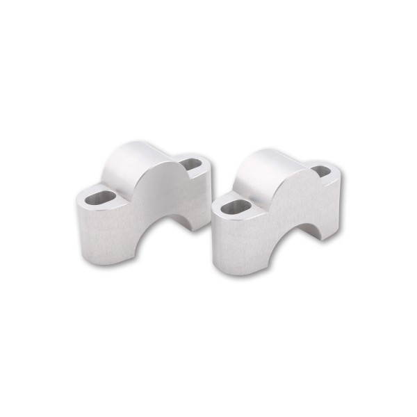 LSL Klemmbockerhöhung Set um 25 mm, mit 65 mm Schraube, für 28,6 mm Lenker, silber