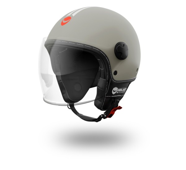Helmo Milano Demi Jet Veloce grigio opaco