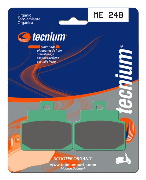 Pastiglie freno organiche per scooter Tecnium - ME248