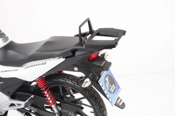 Portavaligie in alluminio nero per Honda CB 125 F (15-20) Hepco & Becker