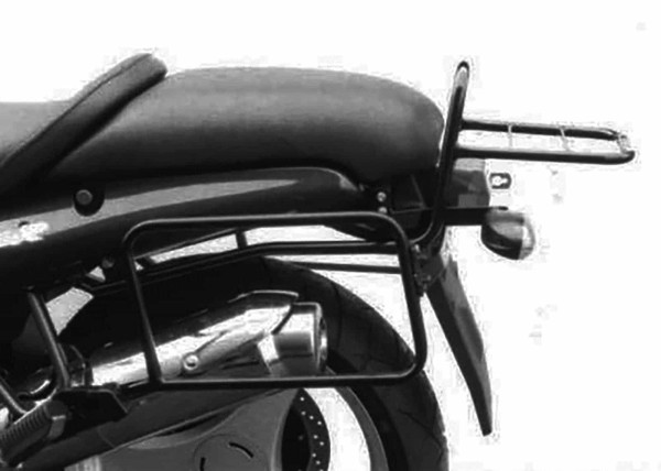 Portavaligie laterale fisso nero per BMW R 850 R (94-02)/R 1100 R (94-99) Hepco & Becker