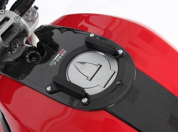 Anello serbatoio di base con blocco borsa serbatoio per Ducati Monster 696 (08-14) Hepco & Becker