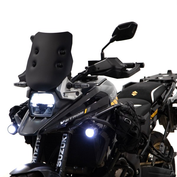 Parabrezza Rally nero opaco per Suzuki V-Strom 1050 (22-)