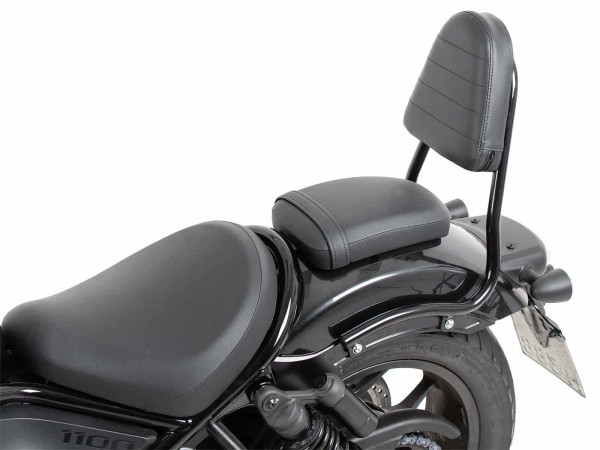 Sissybar (versione tubolare) nero per Honda CMX 1100 Rebel /DCT (21-24) Hepco & Becker