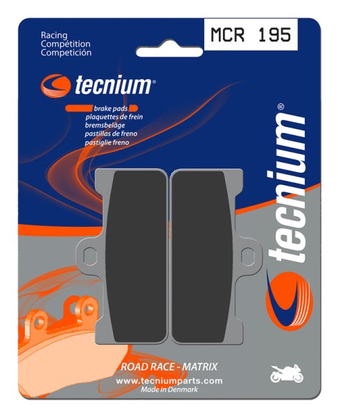 Pastiglie freno Tecnium Racing in carbonio sinterizzato - MCR195
