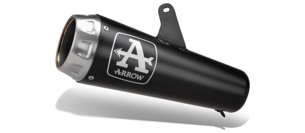 ARROW Auspuff PRO-RACE DARK Edelstahl für Ducati Scrambler 800, ab Modelljahr 2023-