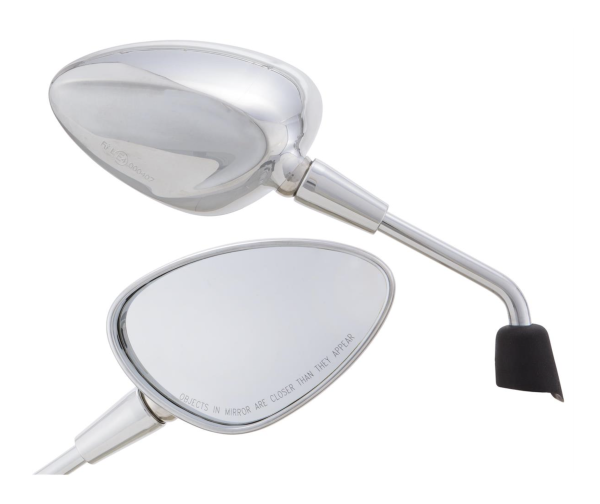 Specchio Shorty silver destro e sinistro per Vespa Sprint 50-150ccm 2T/​4T