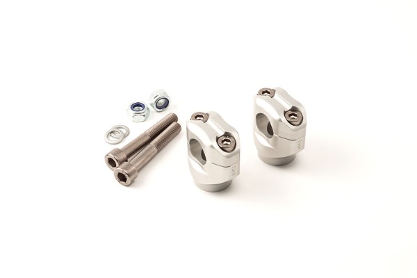 LSL Klemmbock-Kit 28,6 mm, für Moto Guzzi V11 Sport, silber
