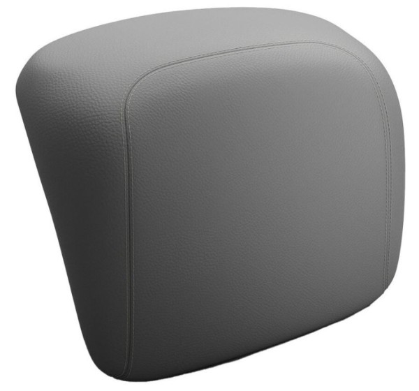 Schienale originale per bauletto Vespa GTS/GTV - grigio, cuciture grigie