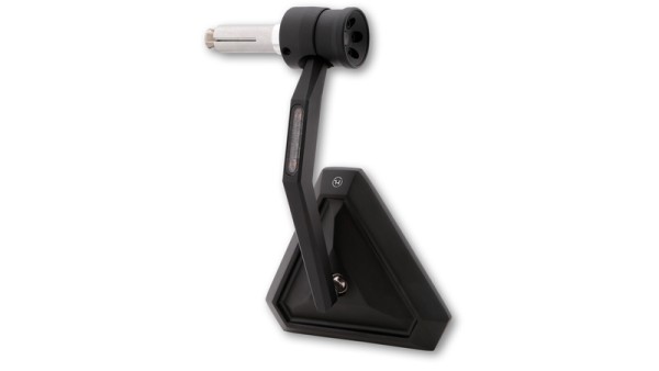 HIGHSIDER pro Specchio da manubrio Tetra nero con indicatore LED (1 pezzo)
