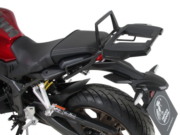 Porta bauletto Alurack nero per Honda CB 650 R (19-20) Hepco & Becker