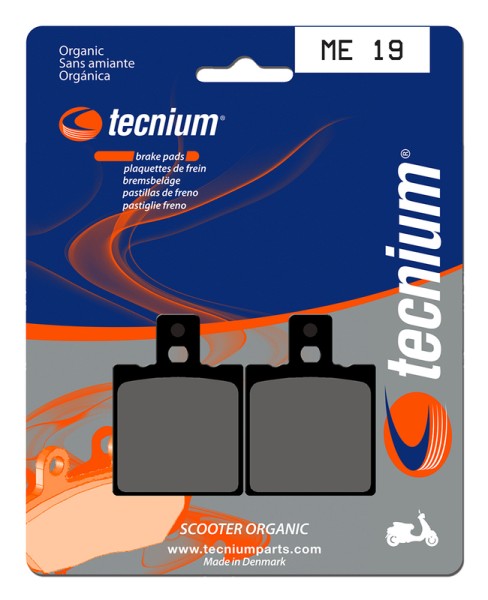 Pastiglie freno organiche per scooter Tecnium - ME19
