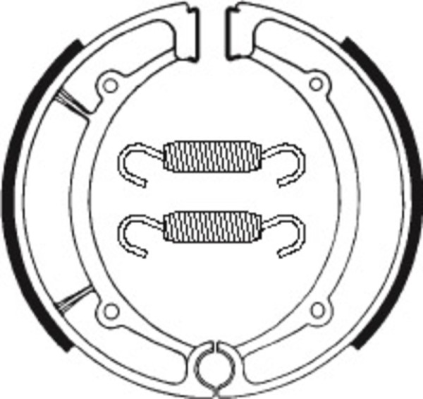 Ganasce freno organiche Tecnium Scooter/Street/ATV - BA066