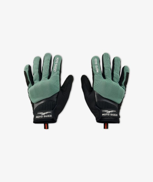 Guanti estivi Moto Guzzi "Touch" verdi