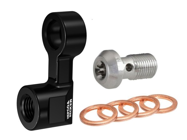Adattatore universale da 30 mm per allungare i tubi dei freni e della frizione Hepco & Becker