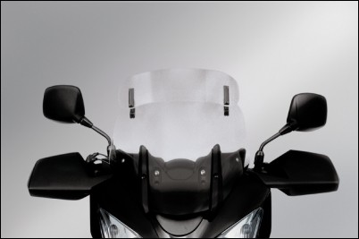 Cupolino da turismo Vario (grigio fumo) per Suzuki V-Strom 650 BJ. 2009-2011/ V-strom 650 BJ. 2004-2008