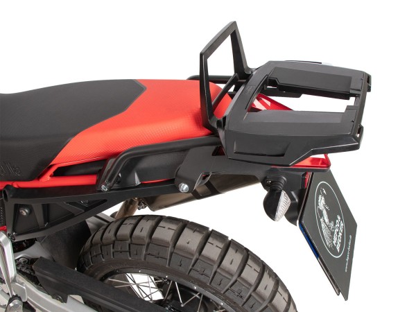 Porta bauletto Alurack nero per Aprilia Tuareg 660 (25-) Hepco & Becker