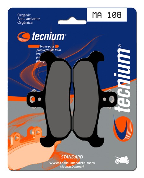 Pastiglie freno organiche Tecnium Street - MA108