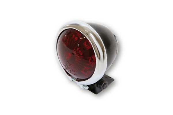 HIGHSIDER smart Bates Style Luce posteriore a LED nera omologata (1 pezzo)