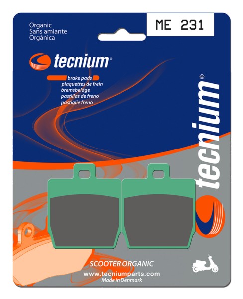 Pastiglie freno organiche per scooter Tecnium - ME231