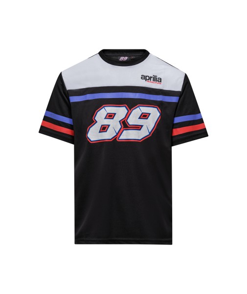 Maglietta Aprilia Racing 89 Uomo nero bianco