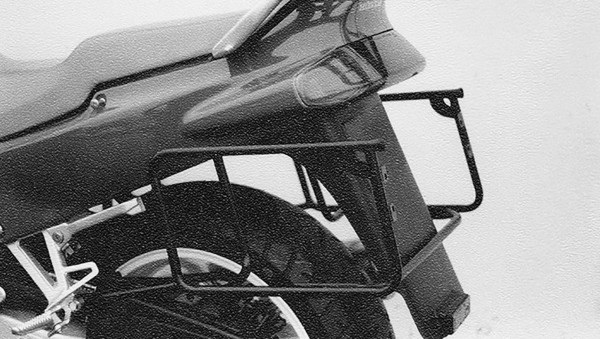 Portavaligie laterale fisso nero per Honda VFR 750 F (90-93) Hepco & Becker