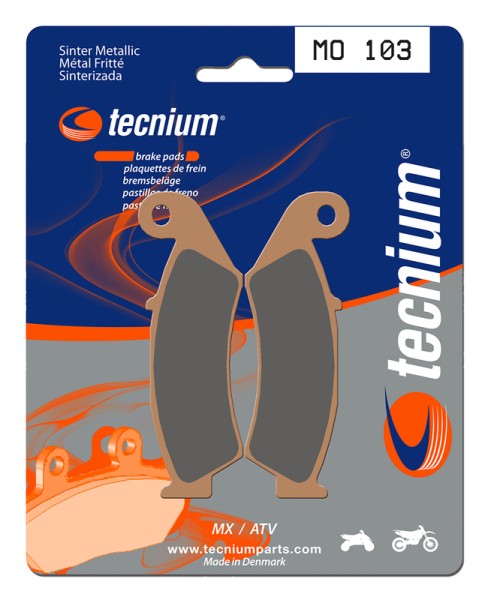 Pastiglie freno Tecnium MX/ATV in metallo sinterizzato - MO103