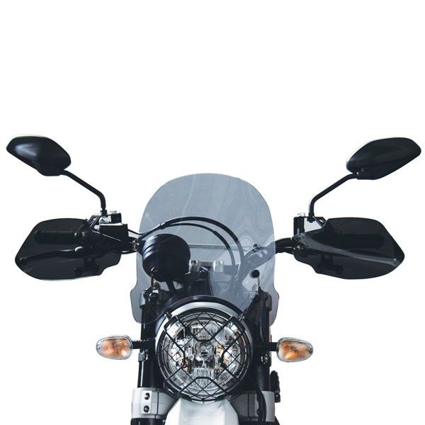 Parabrezza - altezza 313 mm per Ducati Scrambler 800 Desert Sled (17-20), fortemente oscurato