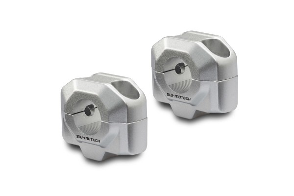 SW-Motech Riser manubrio 25 mm argento per Moto Guzzi V7 III / IIII (850) SW Motech