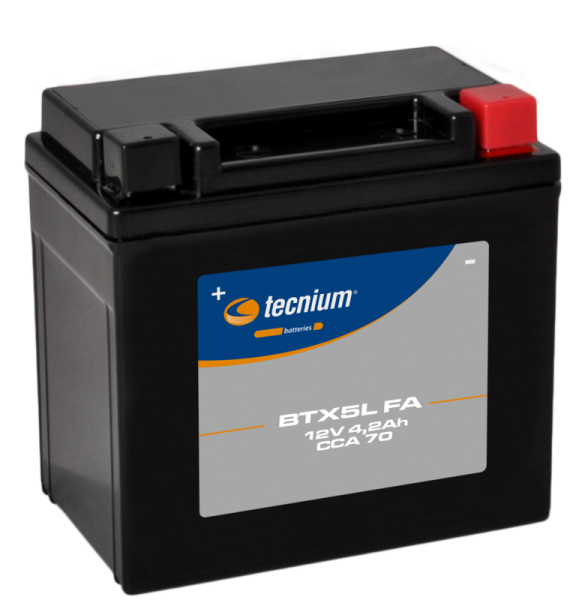 Batteria Tecnium senza manutenzione attivata in fabbrica - BTX5L