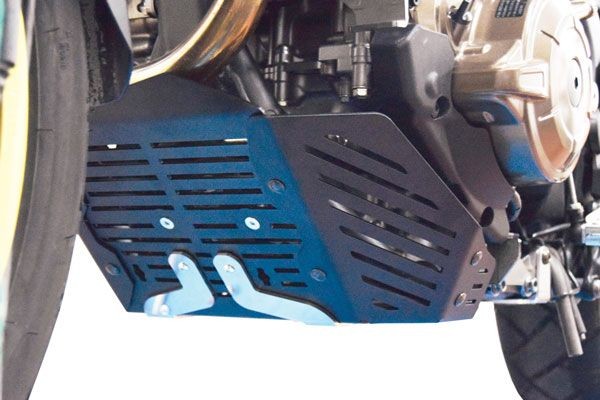 Piastra di protezione del motore in alluminio per Honda CRF 1000 L Africa Twin, nera