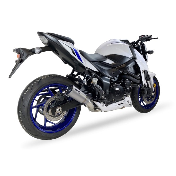 IXIL RB silenziatore posteriore Suzuki GSX-S 750, GSR 750, acciaio inox, omologato E, Euro3+4+5