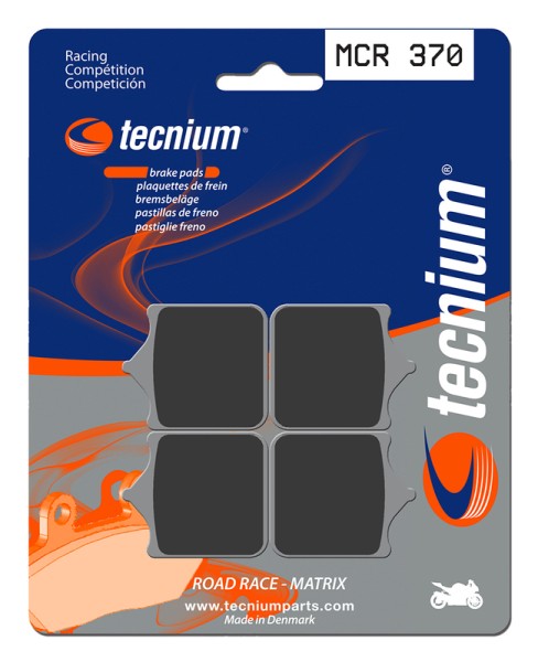 Pastiglie freno Tecnium Racing in carbonio sinterizzato - MCR370