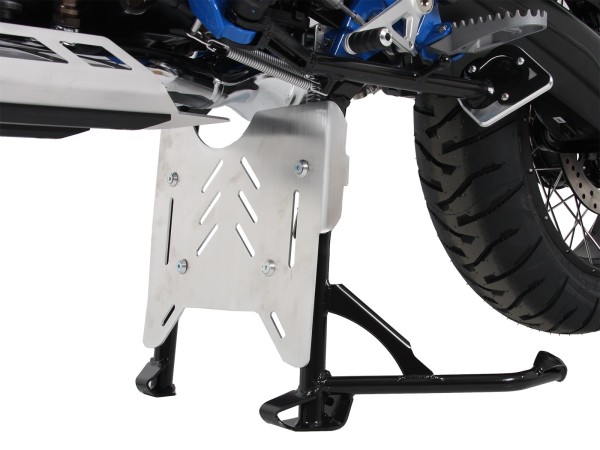 Piastra protettiva in alluminio per cavalletto principale originale per BMW R 1250 GS (19-23) Hepco & Becker