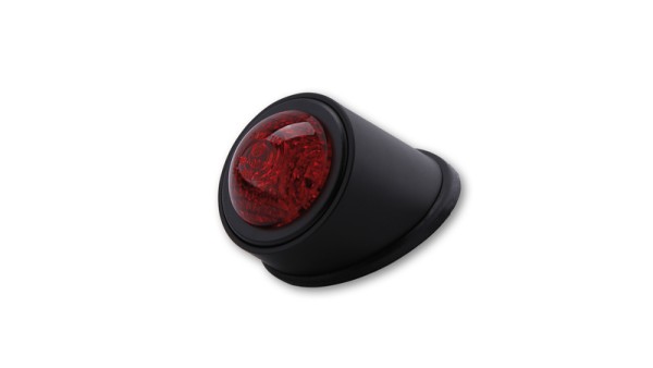 HIGHSIDER smart Old School Tipo 1 Luce posteriore a LED nera omologata E (1 pezzo)
