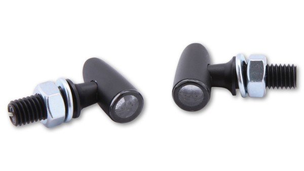 HIGHSIDER pro Proton One LED luce di posizione nera/tinta omologata E (coppia)