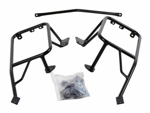 Portavaligie laterale fisso nero per BMW R 1200 GS Adventure (06-13) Hepco & Becker