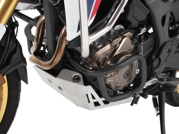 Barra protezione motore nera per Honda CRF 1000 Africa Twin (Bj.16-17) Hepco & Becker