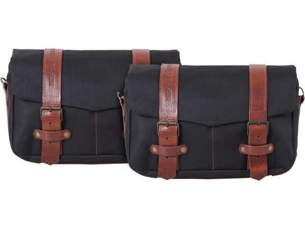 Set di borse da corriere LEGACY M/M nero per portapacchi C-Bow Hepco & Becker