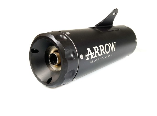 Scarico ARROW REBEL Sip-On in acciaio inox nero per Honda CMX500 Rebel anno modello 2017-2022