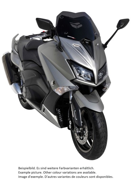 Parabrezza ERMAX Hypersport H 350 mm per Yamaha T-MAX 530, nero