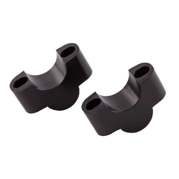 HIGHSIDER pro riser manubrio nero 25 mm, Per manubri Ø28,6 mm