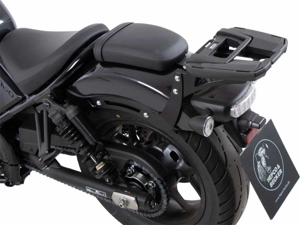 Portavaligie Easyrack nero per Honda CMX 1100 Rebel /DCT (21-24) Hepco & Becker